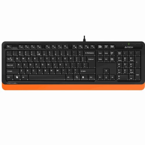 Q TR Usb Fsytyler Multimedya Kablolu Klavye Turuncu FK10