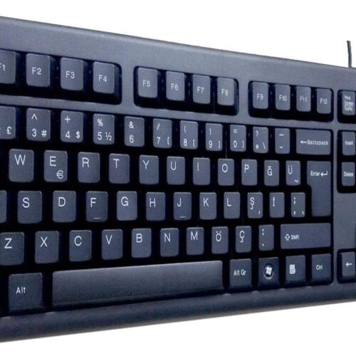 Q TR Usb Kablolu Klavye Siyah KM-720