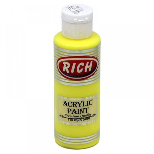 Rich Akrilik Boya 120 Cc Açık Sarı Akr-120-110