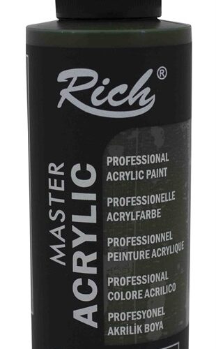 Rich Akrilik Boya 120 Cc Koyu Yağ Yeşili 120-212