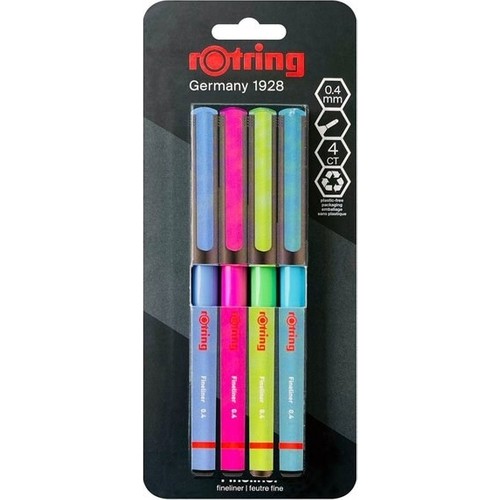 rotring liner kece uclu kalem 4 lu bls canli renk 428696.jpg