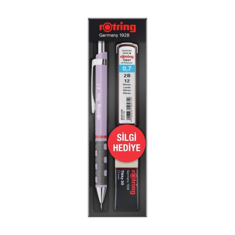 rotring okul seti tikky min silgi 3 lu 0 7 mm lila ro kk07 07 lila 445196.jpg
