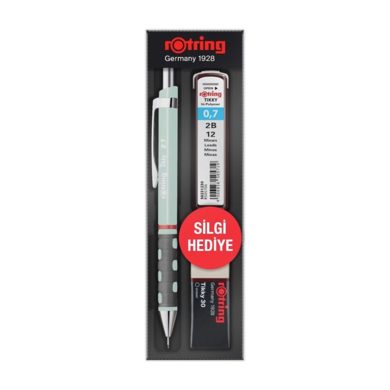 rotring okul seti tikky min silgi 3 lu 0 7 mm opal mavi ro kk07 07 opal 445197.jpg