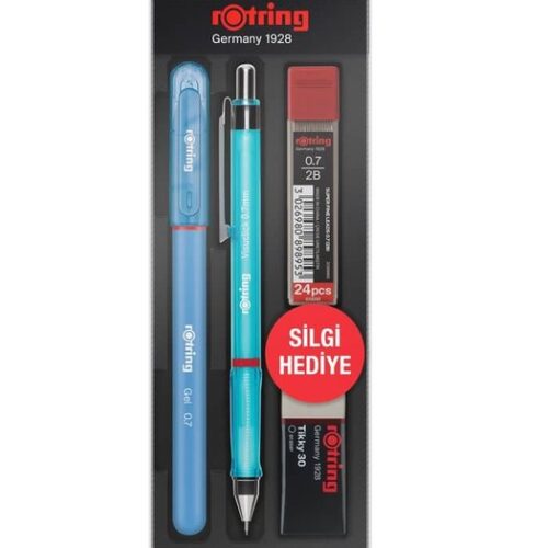 Rotring Okul Seti Visuclick + Jel 0.7 Mm Mavi