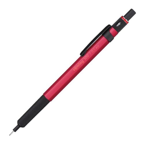 Rotring Versatil Kalem (Mekanik Uçlu Kurşun Kalem) 500 Kırmızı 0.5 Mm 2164107