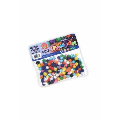 rubenis pon pon 10 mm 6 renk karsk 100 lu metalik 5070 407647.jpg