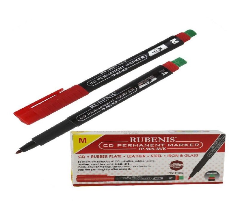 rubenis tp 905 m k cd kalemi permanent m seri silgili kirmizi 12 li 1 paket 12 adet 184022.jpg