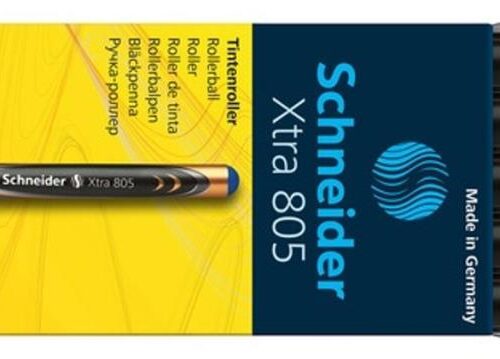Schneider 805 Roller Kalem Xtra İğne Uç 0.5 Mm Siyah Scx035 (10 Lu Kutu)