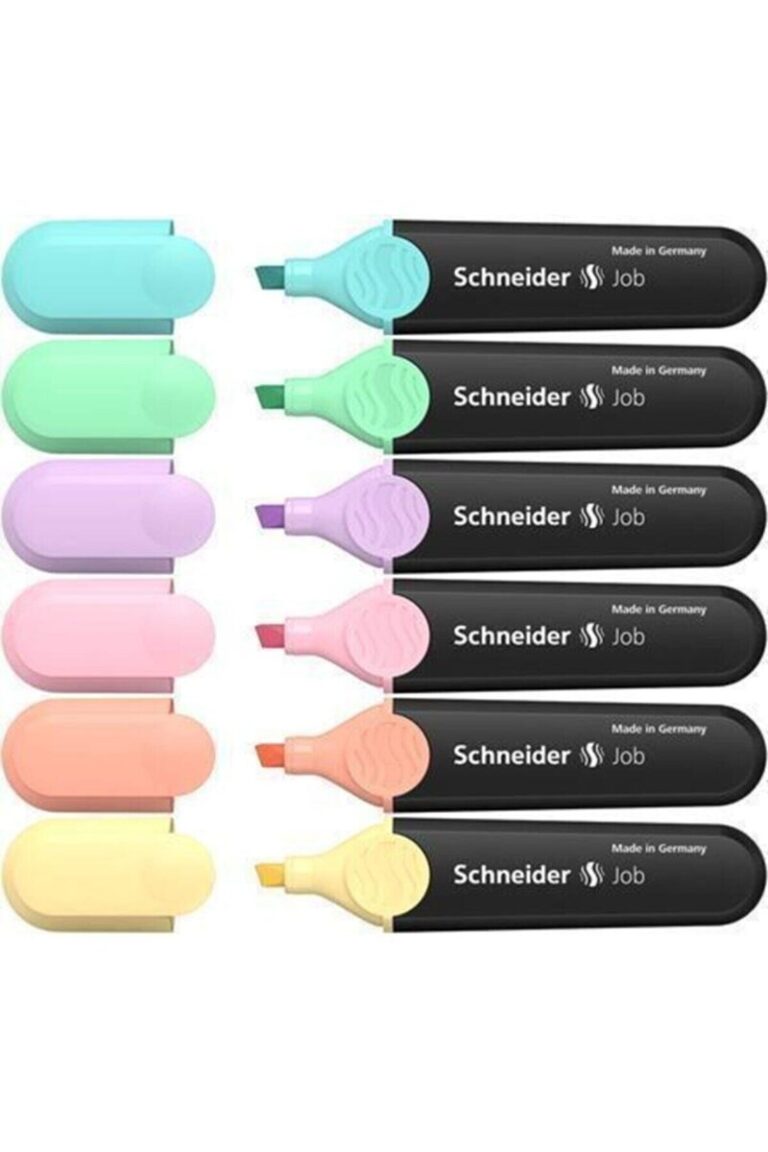 schneider fosforlu kalem job pastel 6 li kart kutu 115097 429728.jpg