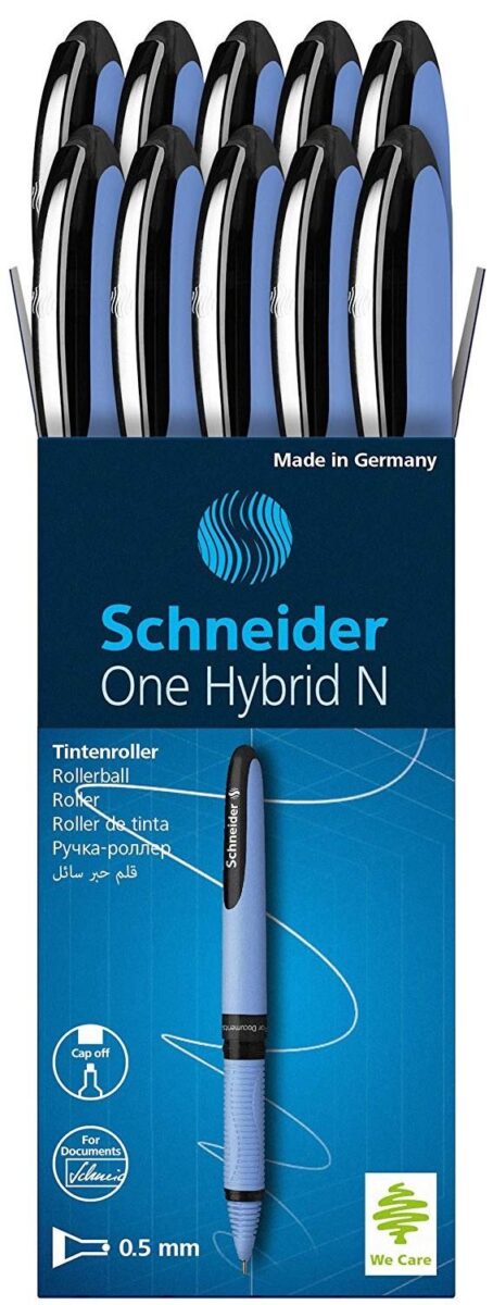 schneider one hybrid n 0 5 roller kalem siyah scr231 10 lu 1 paket 10 adet 184032.jpg