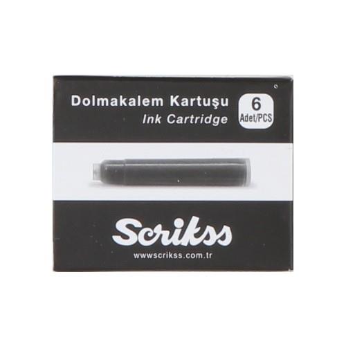 scrikss dolmakalem kartusu 6 li siyah 106814.jpg