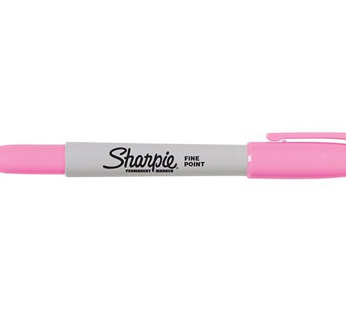 Sharpie 1785161 Markör Permanent Kalem Fine Yuvarlak Uçlu Pembe (12 Li Kutu)
