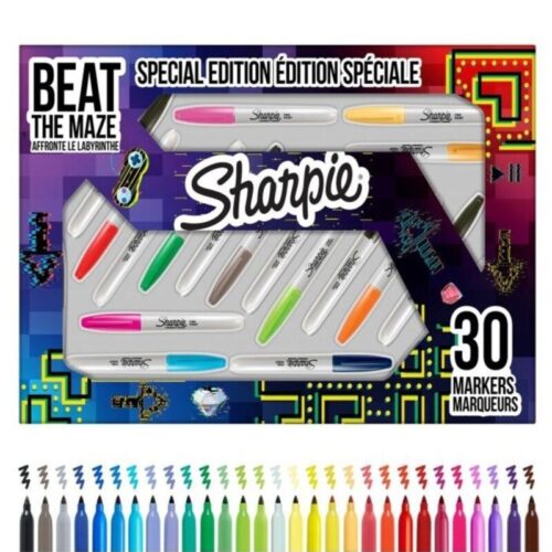 Sharpie Fine Permanent Markör Kalem Labirent 30 Renk Set 2180836