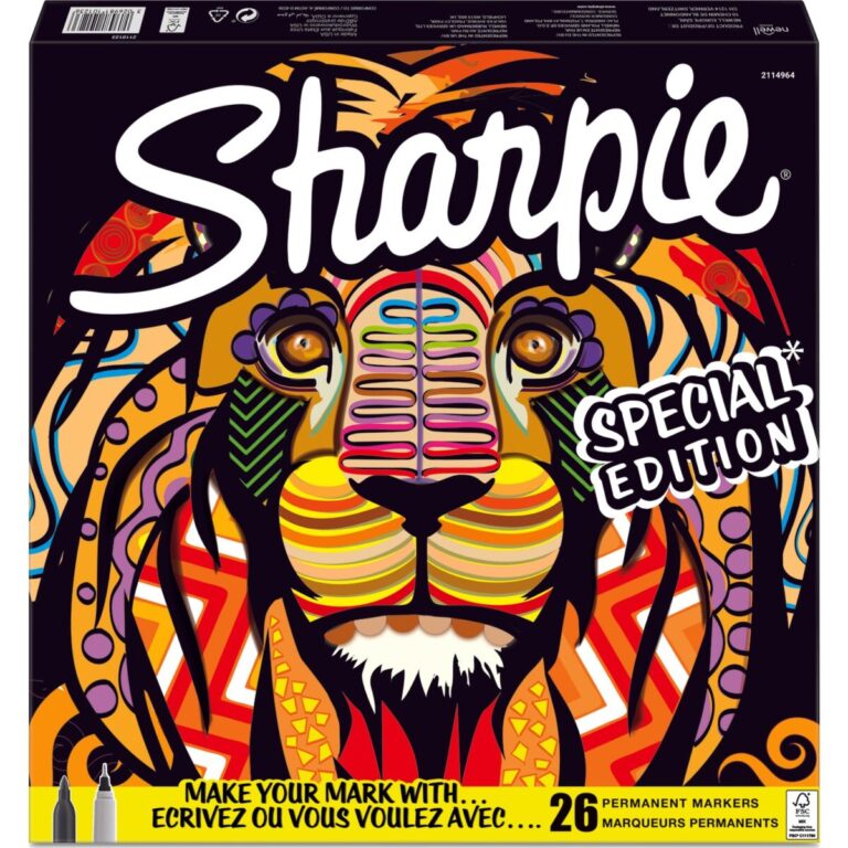 sharpie fine permanent markor kalem 26 renk aslan 2110123 306871.jpg