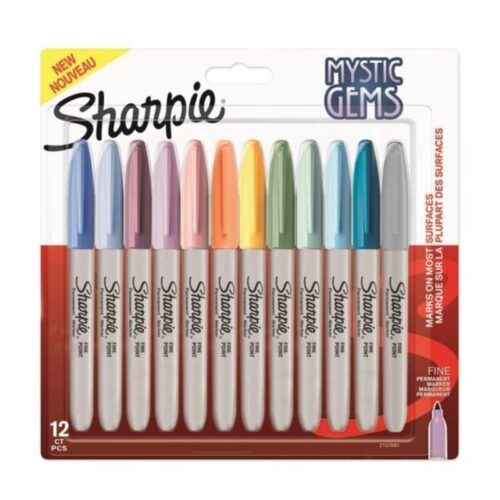 Sharpie Fine Permanent Markör Kalem Mystic Gems 12 Renk 2157681