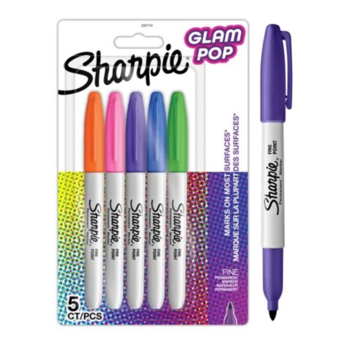 Sharpie Permanent Markör Kalem Fine Glam Pop 5 Renk 2201774