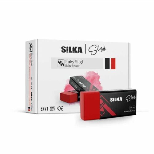 Silka Silgi Ruby Kırmızı Art.58 (24 Lü Paket)