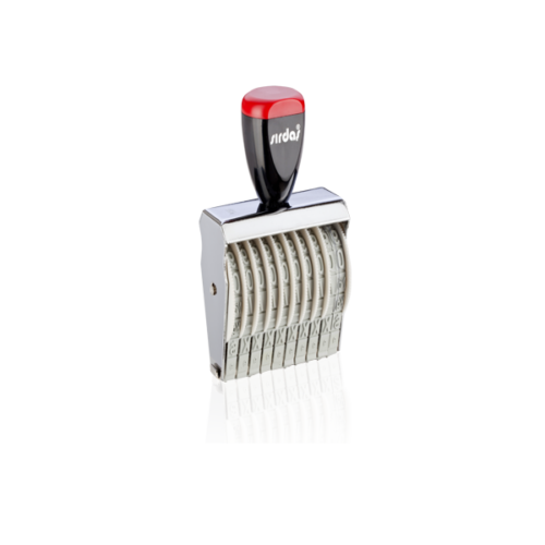 Sırdaş 15910 Numaratör Elle Çevirmeli 10 Hane 9 MM