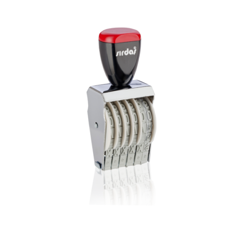Sırdaş 1596 Numaratör Elle Çevirmeli 6 Hane 9 MM