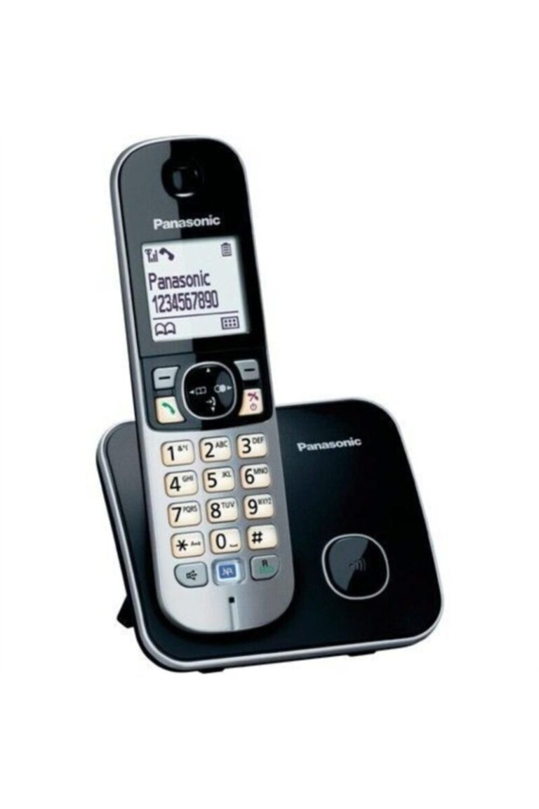siyah telsiz dect telefon elektrik kesintisinde konusabilme kx tg6811 379576.jpg