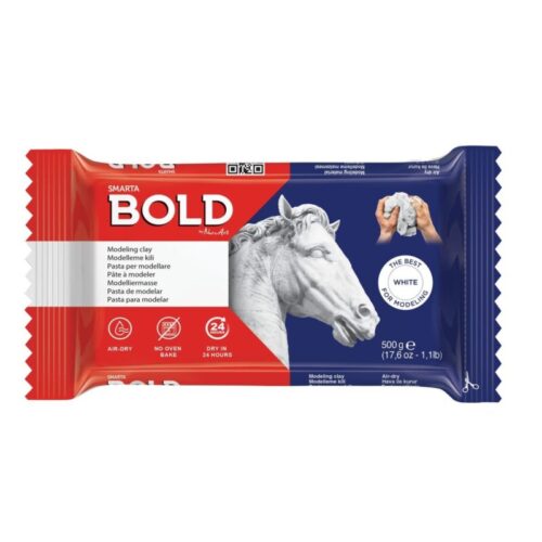 Smarta Bold Seramik Hamuru Bold Beyaz 500 Gram