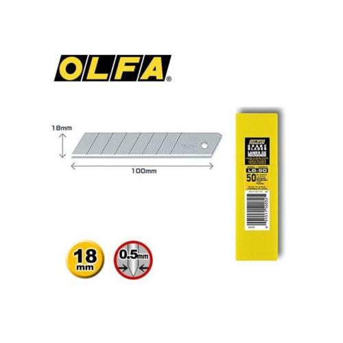 Smr Olfa Lb-50 Maket Bıçağı Yedeği Geniş (50 Li Paket)