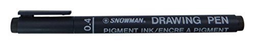 snowman ft 700d teknik cizim kalemi drawing pen 0 4 mm siyah 12 li kutu 231925.jpg
