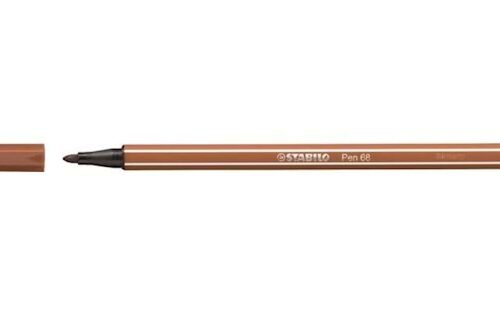 Stabilo 68/38 Keçe Uçlu Boya Kalemi 1 Mm Kan Kırmızısı (10 Lu Kutu)