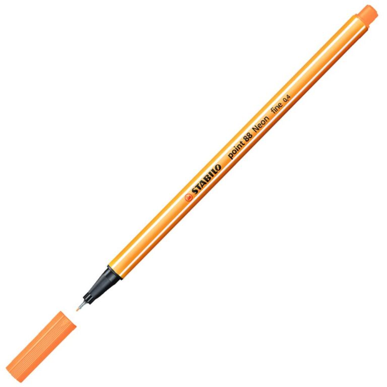stabilo 88 054 ince uclu keceli kalem 88 point 0 4 mm fosforlu turuncu 10 lu kutu 238089.jpg