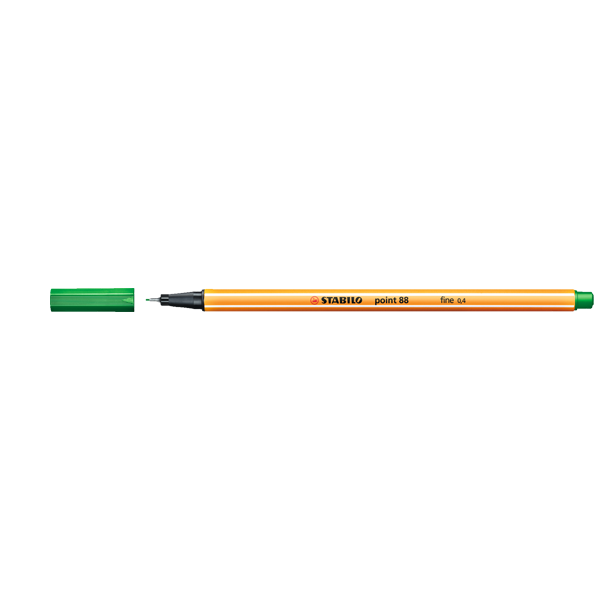 stabilo 88 36 ince uclu keceli kalem 88 point 0 4 mm yesil 10 lu kutu 238105.png