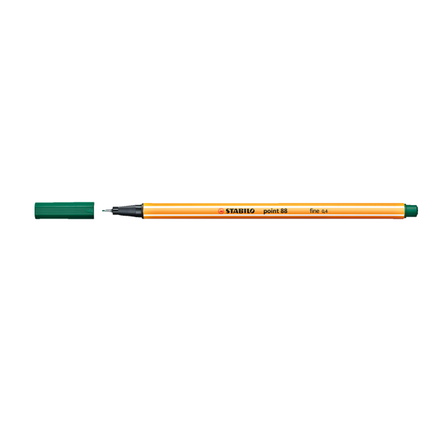 stabilo 88 53 ince uclu keceli kalem 88 point 0 4 mm cam yesili 10 lu kutu 238087.png