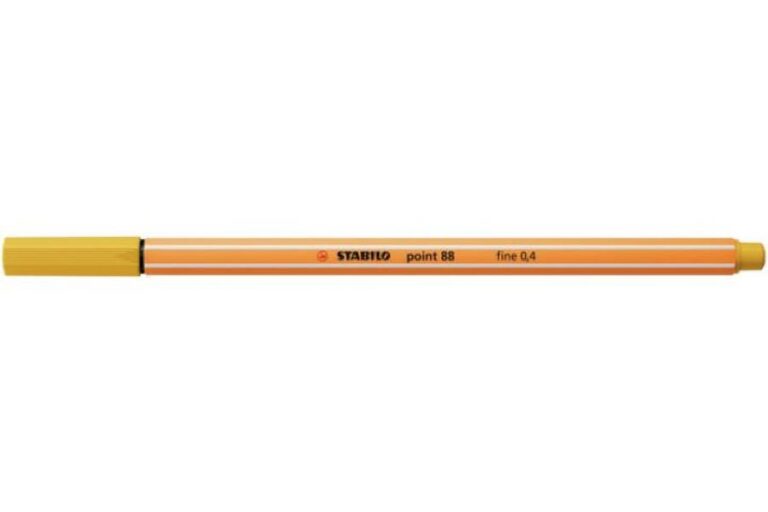 stabilo fineliner point 88 ince kece uclu kalem 88 point 0 4 mm kori sarisi 88 87 10 lu paket 437493.jpg