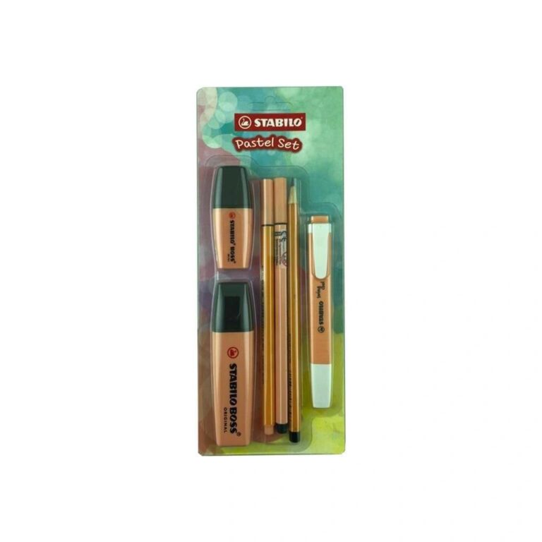 stabilo fosforlu kalem isaret kalemi boss original 2 5 mm kesik uc tek renk pastel set turuncu 70 126 6 6 li paket 455692.jpg