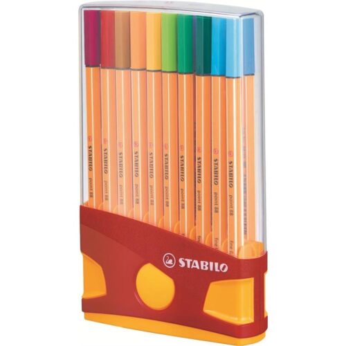 Stabilo İnce Uçlu Keçeli Kalem 88 Point 0.4 MM Karışık Renk 20 Lİ Colorparade 8820-03