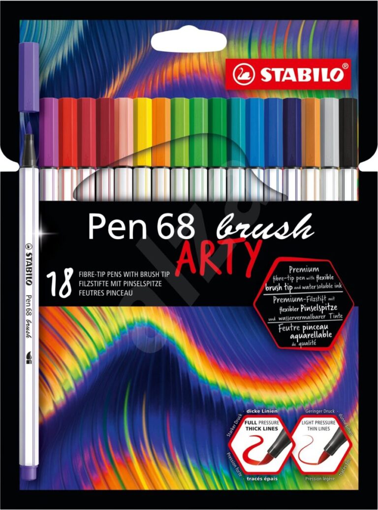 stabilo kece uclu boya kalemi pen 68 brush arty 18 li renk 418767.jpg