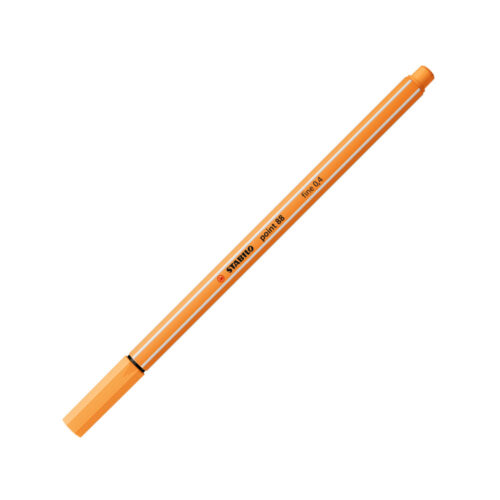 Stabilo Fineliner Point 88 İnce Keçe Uçlu Kalem 88 Point 0.4 Mm Papatya Turuncu 88/85 (10 Lu Paket)