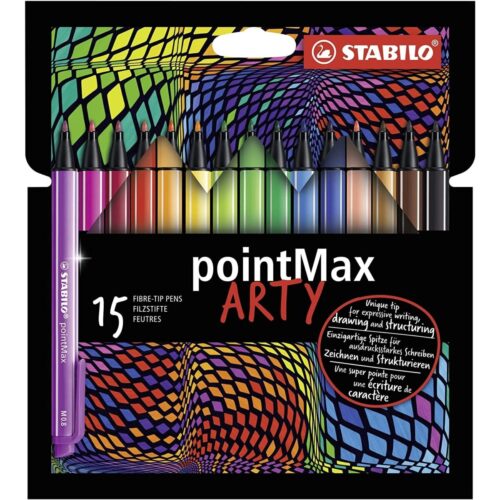 Stabilo Pointmax Arty Keçe Uçlu Kalem 15 Renk 488/15-1-20
