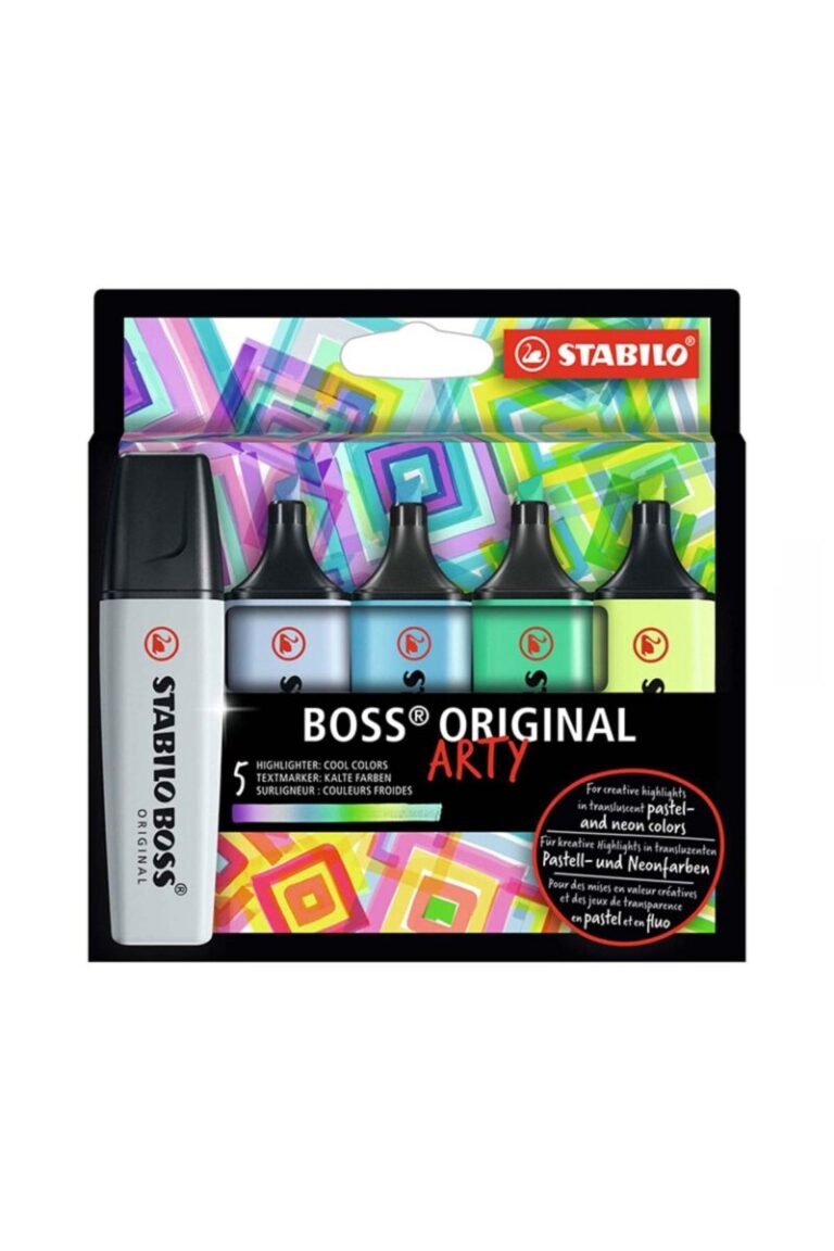 stabilo soguk renkler fosforlu kalem isaret kalemi 5 renk set yeni 70 5 02 2 20 423030.jpg