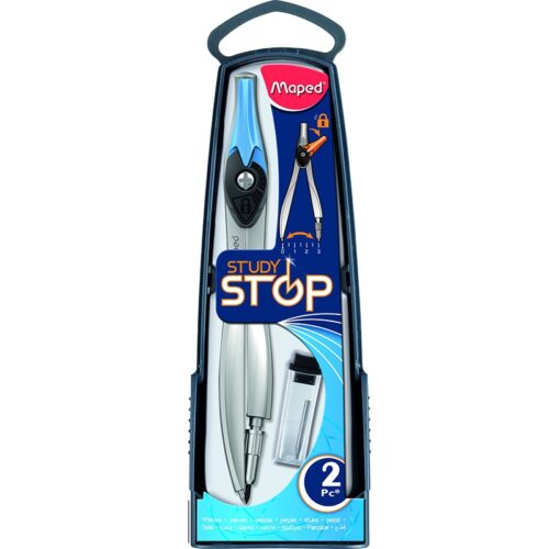 Study Stop Uçlu Pergel + Uç Kutusu 3154141951107