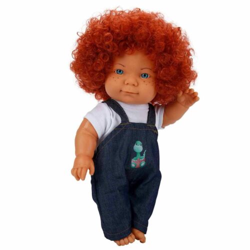 Sunman Oyuncak Curly Kıvırcık Saçlı Bebek 35Cm S01030151 (Karışık Renk, 1 Adet)