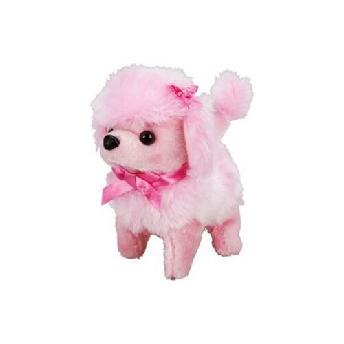 Sunman Oyuncak Peluş Sevimli Pembe Poodle Hareketli Sesli