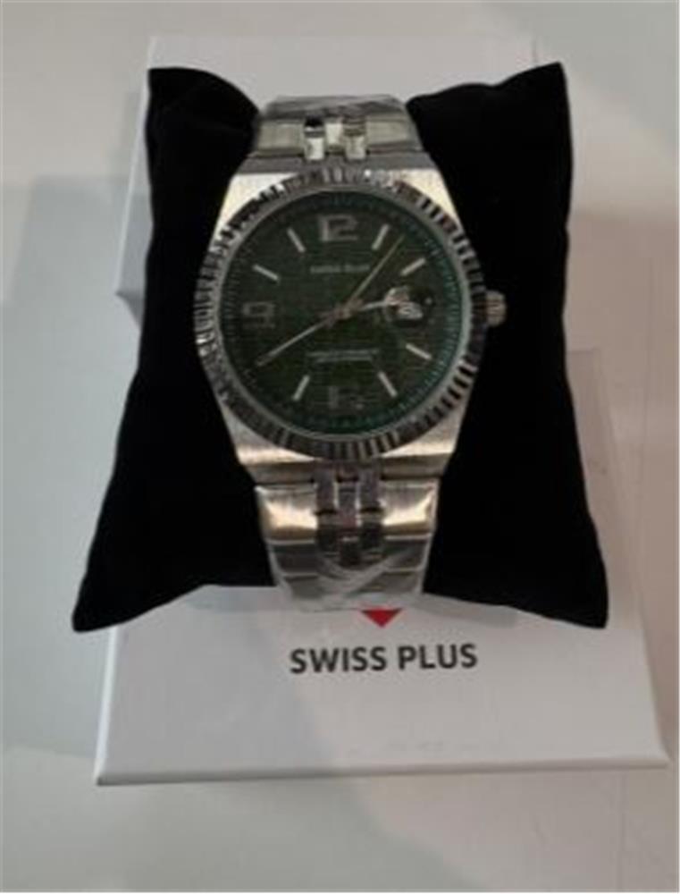 swiss plus man erkek kol saati watch premium seri model 2st3442ags green silver 514414.jpg