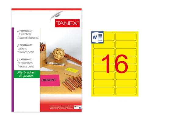 tanex laser etiket 99 1x34 mm flo sari 100 lu tw 2016 434032.png