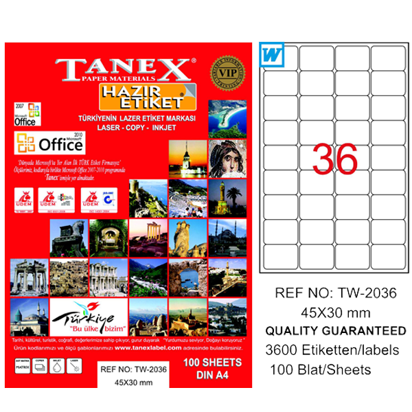 tanex lazer etiket 045 030 tw 2036 59195.png
