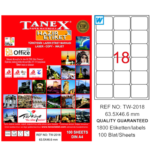 tanex lazer etiket 063 046 tw 2018 tw2018las10100 57329.png
