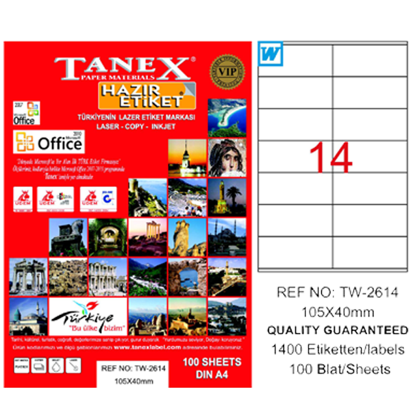 tanex lazer etiket 105 040 tw 2614 tw2614las10100 57370.png