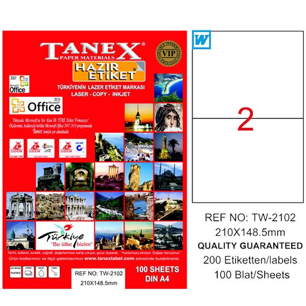 tanex lazer etiket 210 148 tw 2102 tw2102las10100 57340.png