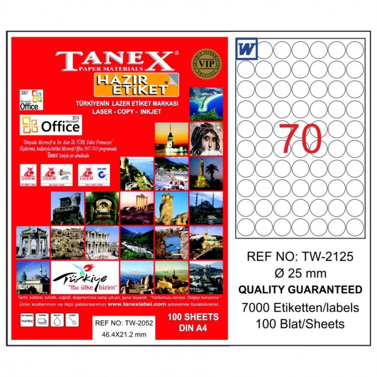 tanex lazer etiket 25mm 210 025 yuvarlak tw2125las10100 154134.jpg