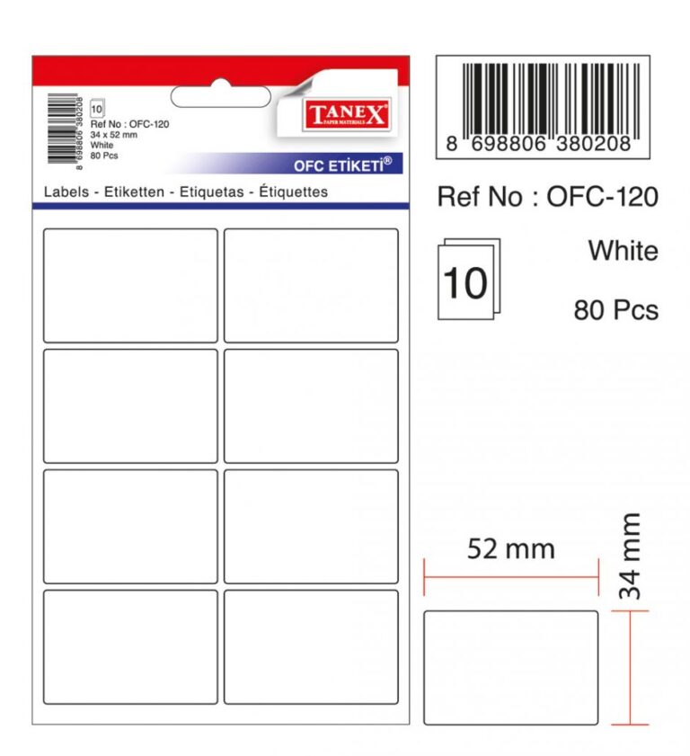 tanex ofc 120 ofis etiketi posetli 34x55 mm beyaz 10 lu paket 232676.jpg
