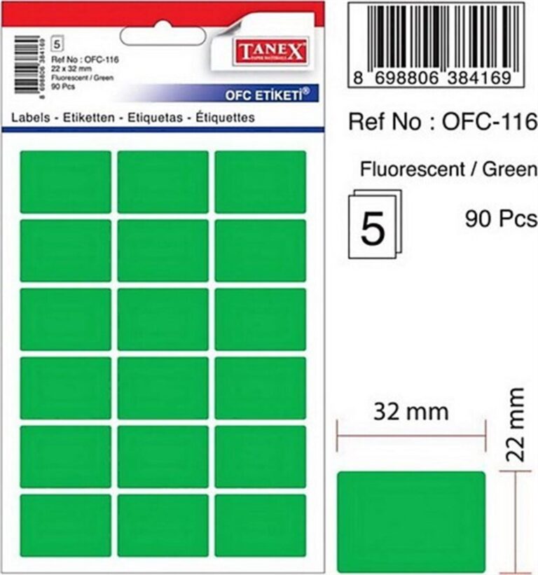 tanex ofis etiketi posetli 22x32 mm fosforlu yesil ofc 116 454255.jpg